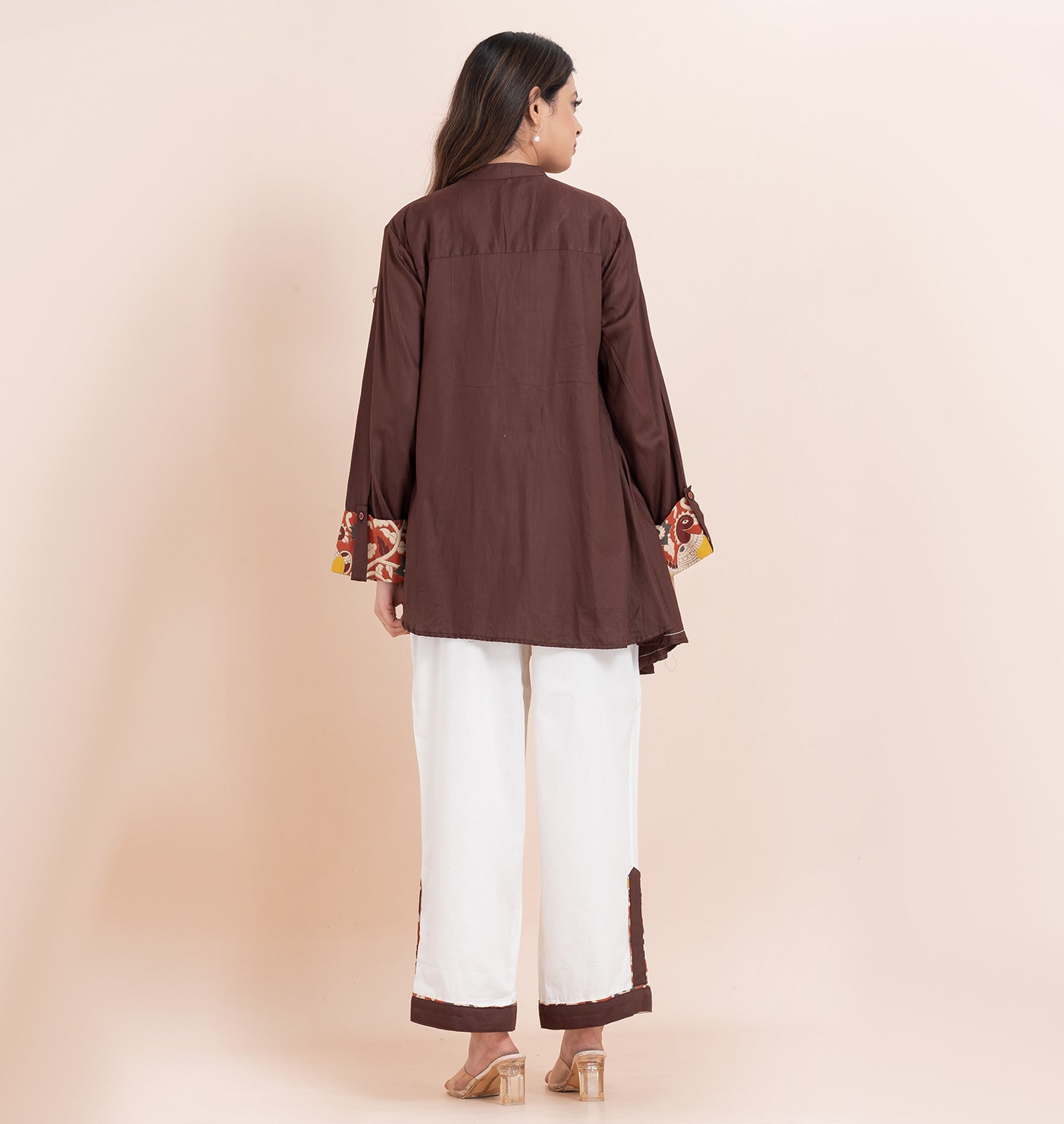 Cocoa brown asymetric coord set