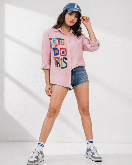 Let's Do This-Women's Cotton Shirt