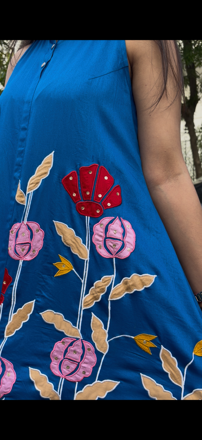 Blue bloom Tunic