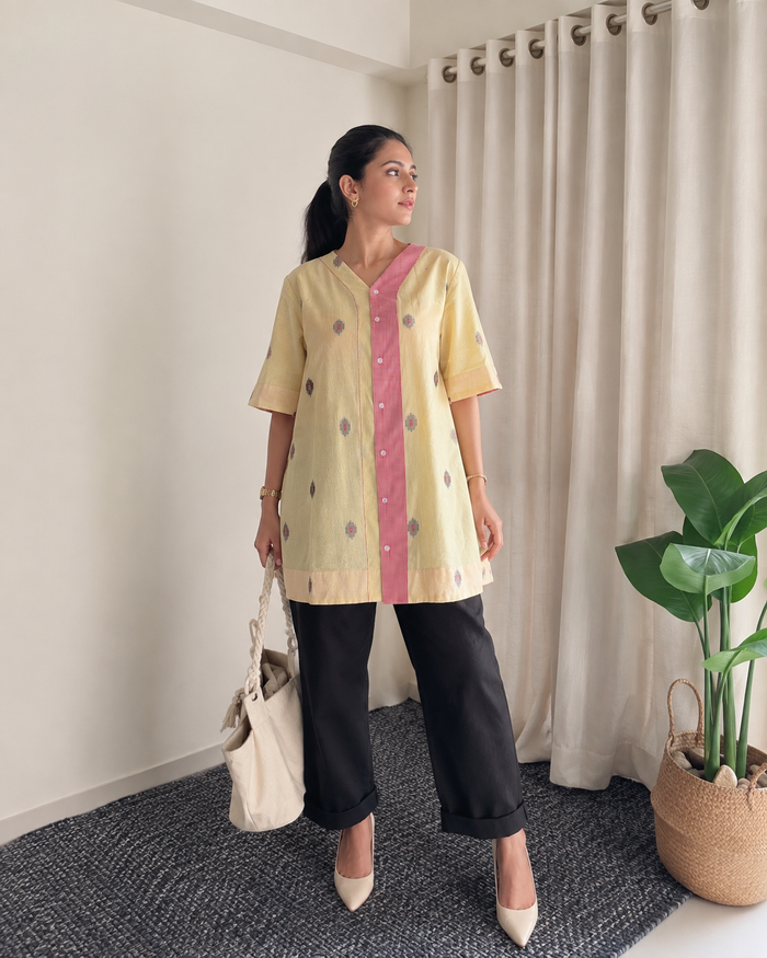 BASANTI Jaamdani Shirt