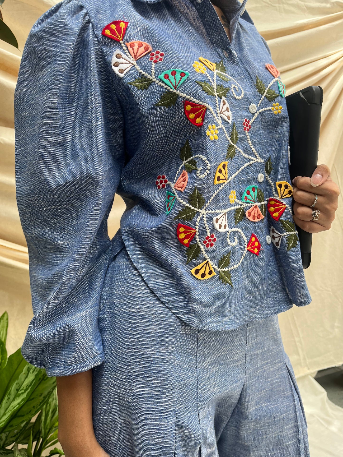 Blooming Bough coord set BLUE