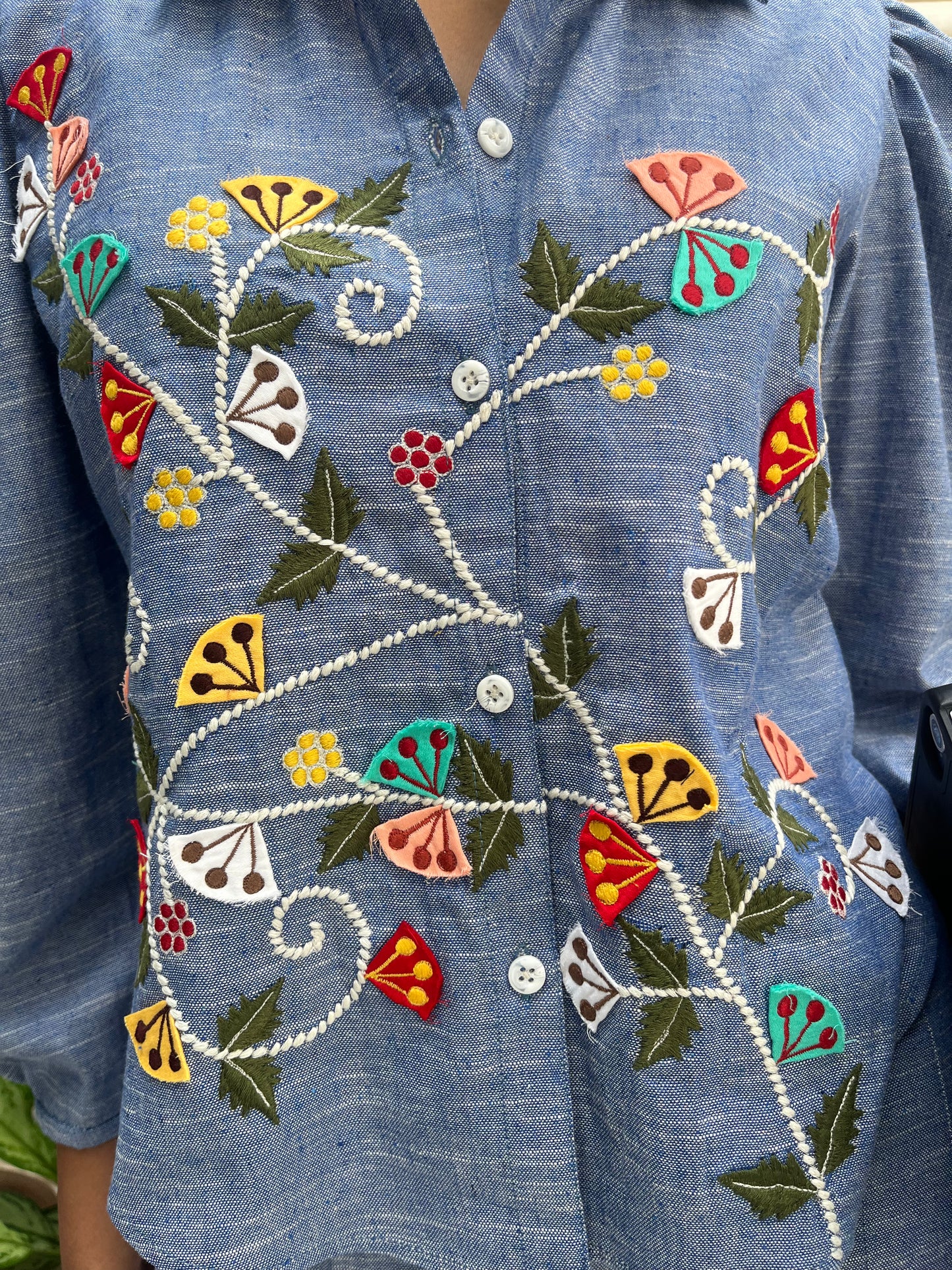 Blooming Bough coord set BLUE