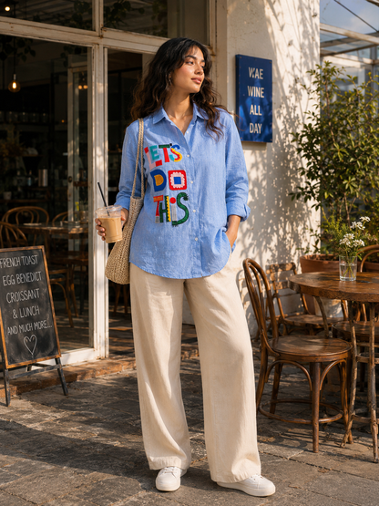Let's Do This-Women's Cotton Shirt